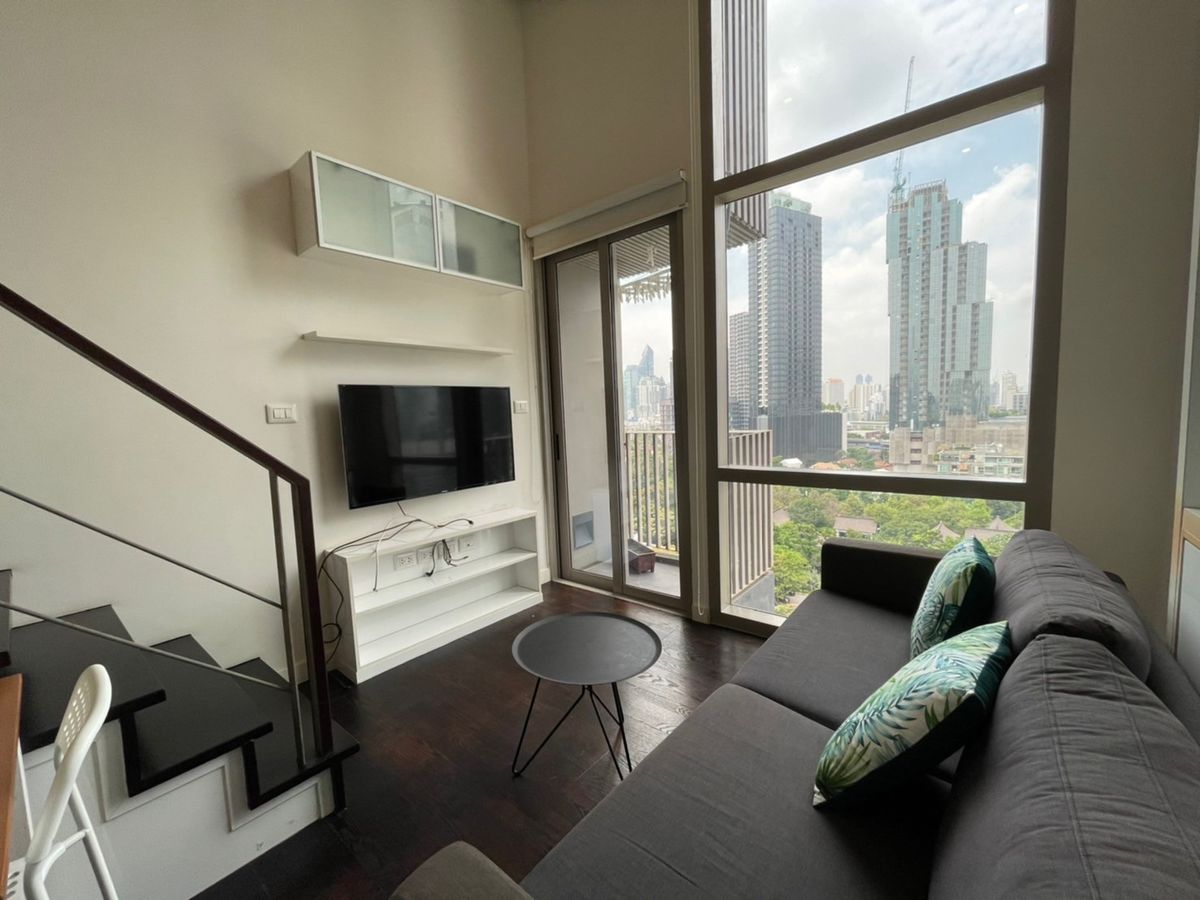 ให้เช่าคอนโดสุขุมวิท อโศก ทองหล่อ : ห้องสวย ราคาดีมาก!! Duplex 1 นอน 1 น้ำ ชั้นสูง วิวสวย ห้องน่าอยู่มาก
