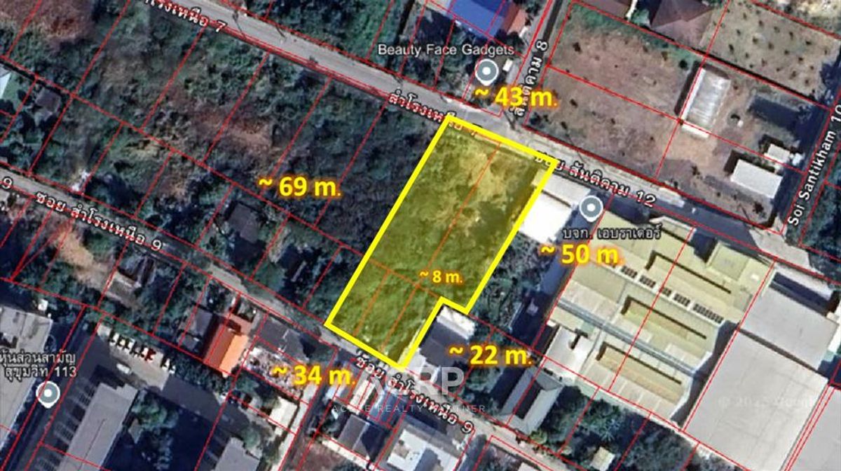 For SaleLandSukhumvit, Asoke, Thonglor : Land for Sale Sukhumvit 113 Size 694 Square Wah
