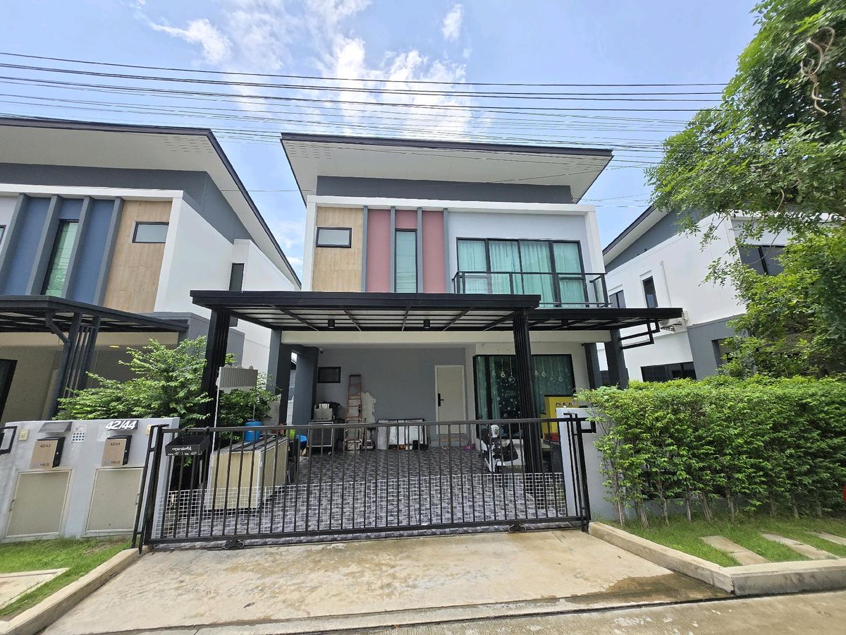 For RentHousePathum Thani,Rangsit, Thammasat : Rent a detached house, Eco House, Ring-2-story balls (new houses have never been rented)