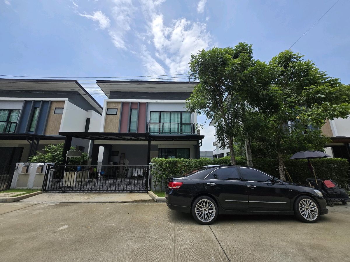 ให้เช่าบ้านปทุมธานี รังสิต ธรรมศาสตร์ : ให้เช่าบ้านเดี่ยว อีโค เฮ้าส์ วงแหวน-ลําลูกกา 2ชั้น (บ้านใหม่ไม่เคยปล่อยเช่านัดชมได้ทุกวัน)