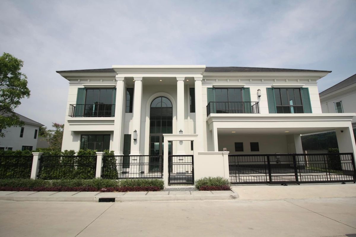 บ้านบางนา แบริ่ง ลาซาล : Luxury House ให้เช่าบ้านใหม่ไซส์ใหญ่สุด โครงการเศรษฐสิริ บางนา กม.10 