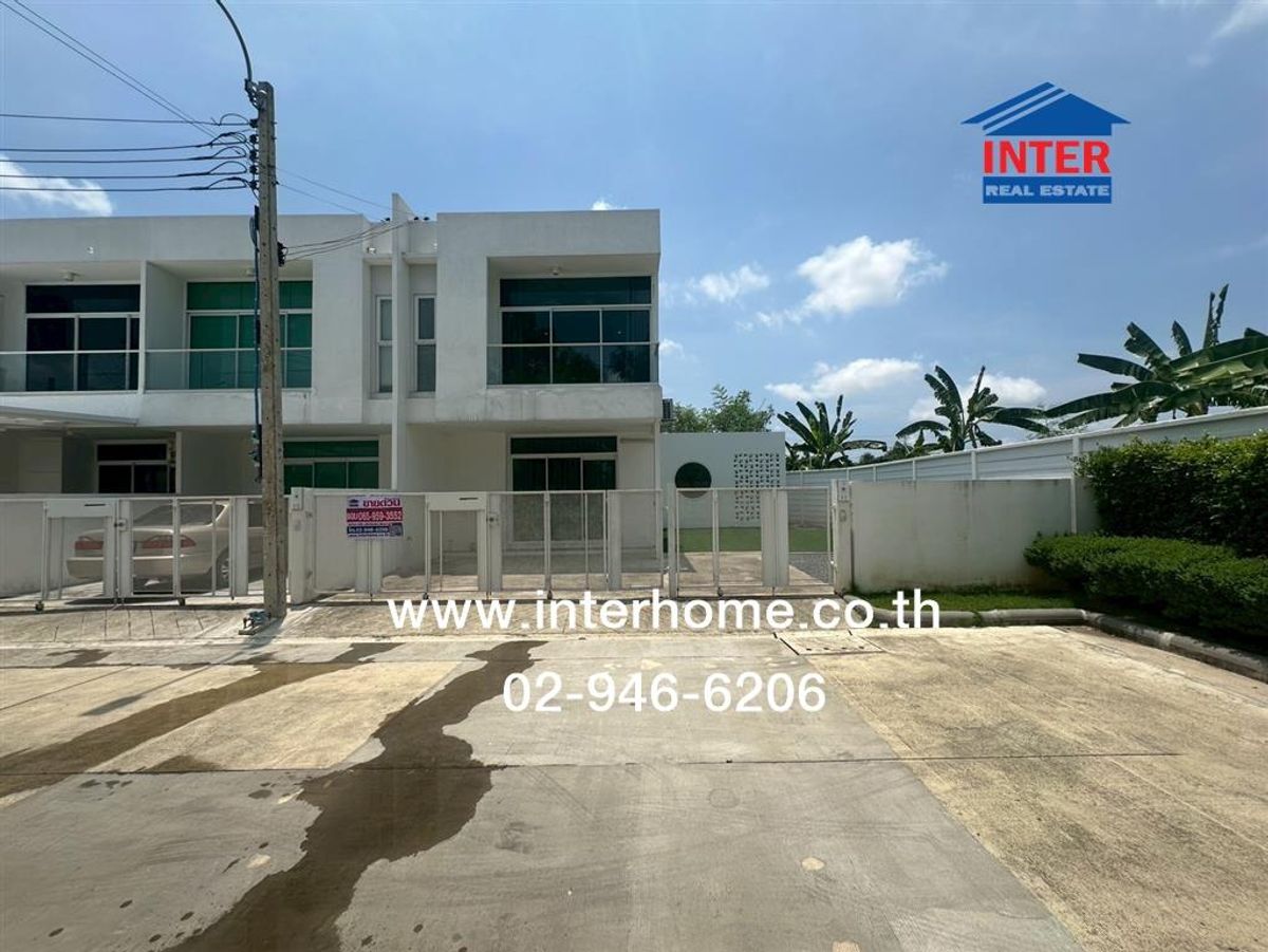ขายทาวน์โฮมสมุทรปราการ สำโรง : ทาวน์โฮม 2 ชั้น 58.5 ตร.ว. หมู่บ้านเอเรนบางนา ซอยมหาชัย ถนนบางนาตราด บางพลี สมุทรปราการ