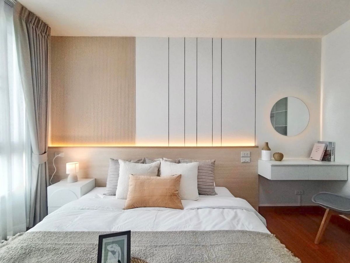 ขายคอนโดท่าพระ ตลาดพลู วุฒากาศ : ตกเเต่งใหม่ MINIMAL MUJI