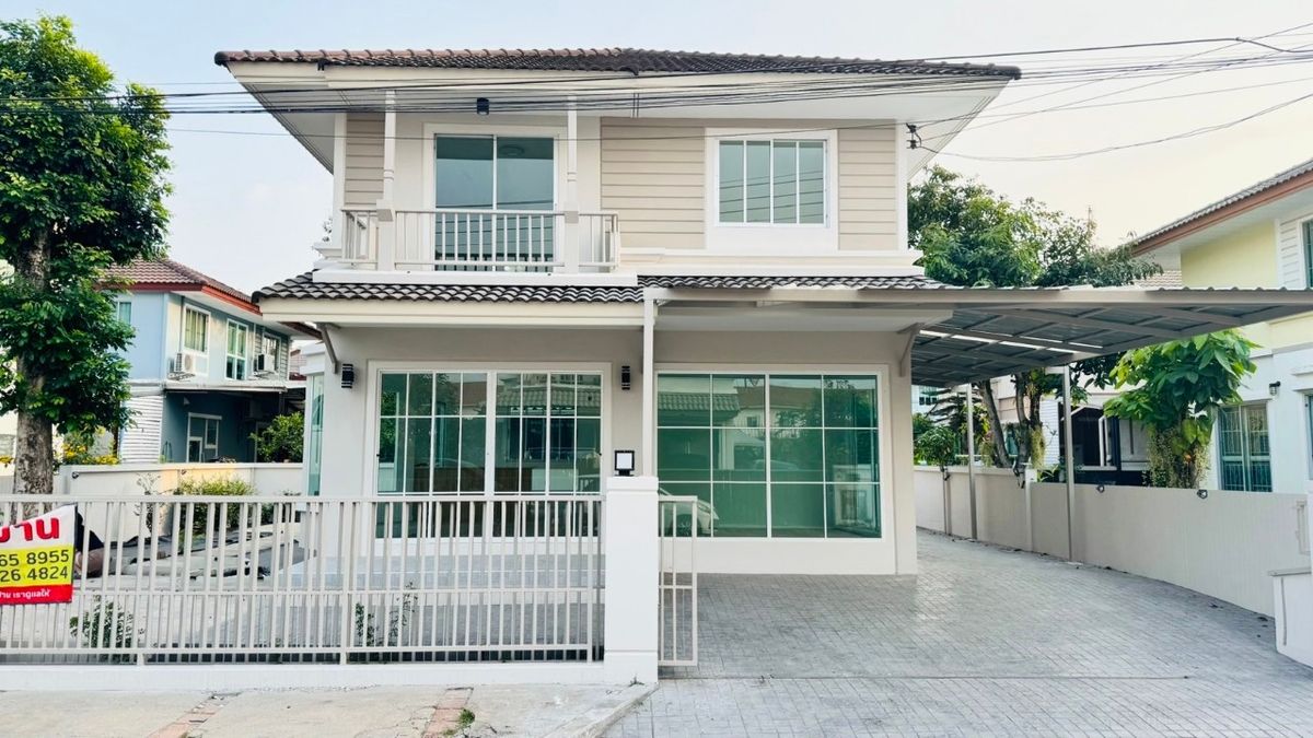 ขายบ้านปทุมธานี รังสิต ธรรมศาสตร์ : ขายบ้านเดี่ยว โครงการ พฤกษ์ลดา คลอง 4 ลำลูกกา