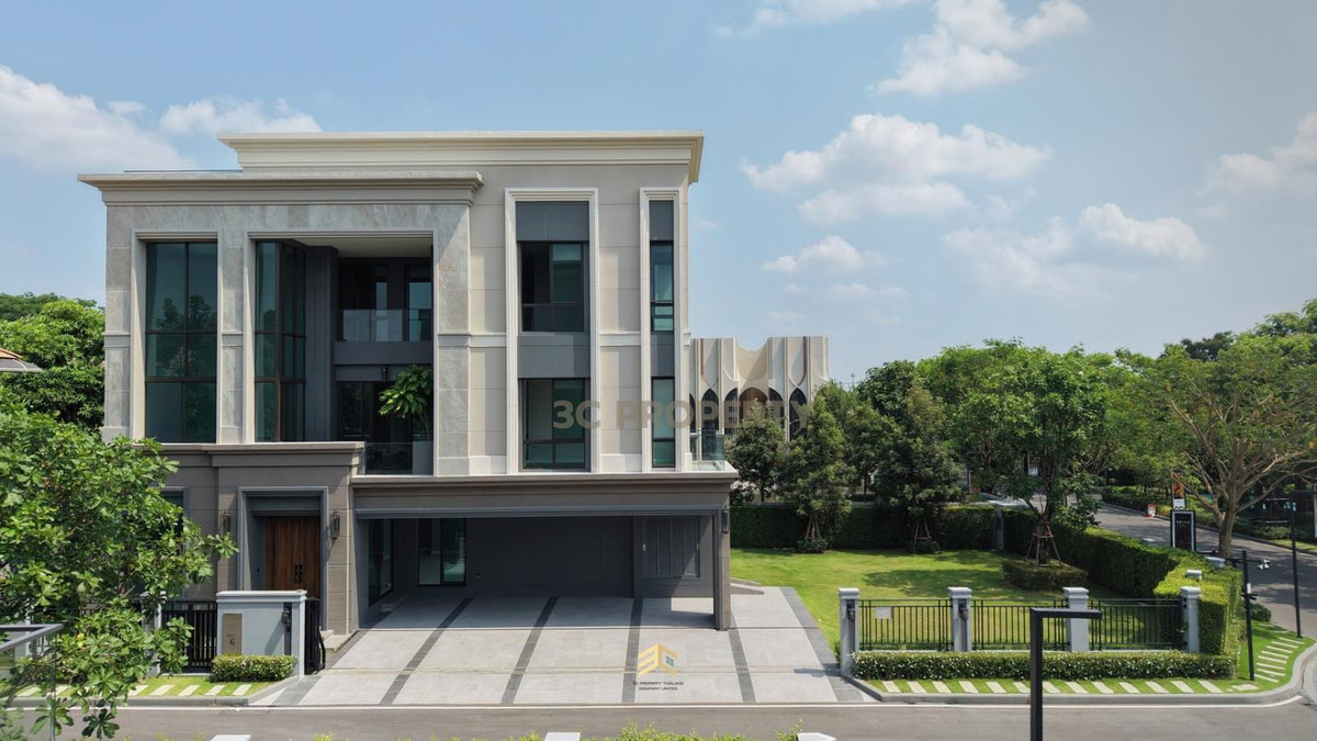 For SaleHousePhutthamonthon, Salaya : Luxury 3 -storey detached house: Grand Bangkok Boulevard Pinklao -Borom (the largest house 🔸 Price starting at 58 million baht 🔸)