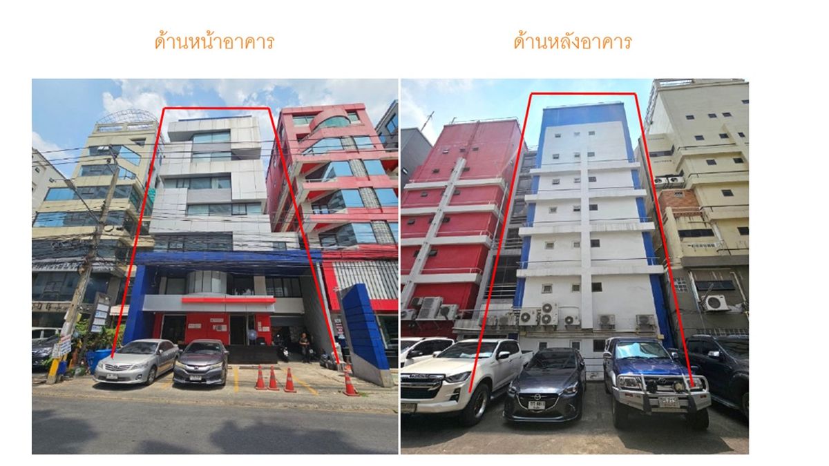 ขายอาคารพาณิชย์พระราม 9 เพชรบุรีตัดใหม่ RCA : ตึกออฟฟิศ พร้อมใช้งานทันที  ในซอยโรงพยาบาล พระราม 9