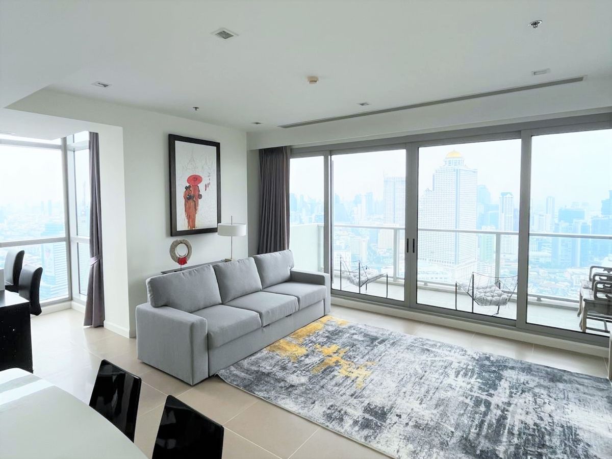 For RentCondoWongwianyai, Charoennakor : Condo for rent at The River, 2 Bedrooms with living area 110 sq.m. 