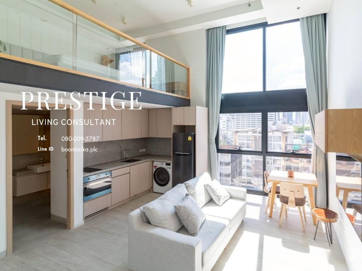 ให้เช่าคอนโดสีลม ศาลาแดง บางรัก : 📌For RENT เช่า | The Lofts Silom- 1BR (52 sqm)Lofts - Hybrid 30,000 THB 🔥Hotdeal 🔥