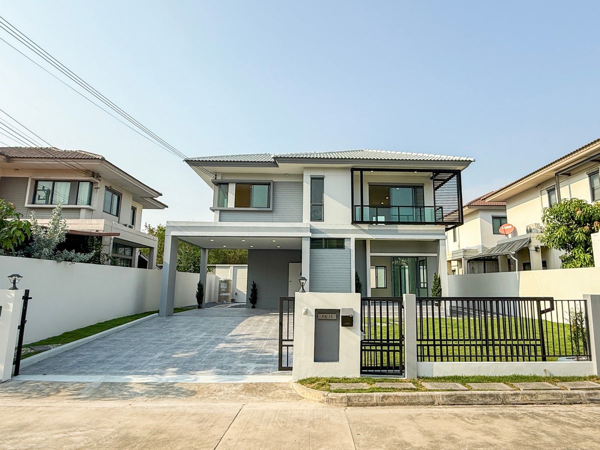 ขายบ้านปทุมธานี รังสิต ธรรมศาสตร์ : ขายบ้านเดี่ยว โครงการสราญสิริ ติวานนท์-แจ้งวัฒนะ ใกล้โรบินสันศรีสมาน