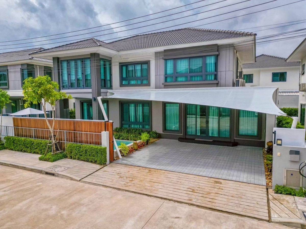 ขายบ้านภูเก็ต : ขายบ้านเดี่ยว พร้อมสระว่ายน้ำ หมู่บ้านศุภาลัย เลค วิลล์ เกาะแก้ว จ.ภูเก็ต บ้านสวยพร้อมอยู่ (N.1713)