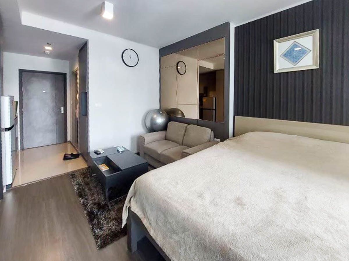 For SaleCondoOnnut, Udomsuk : Condo for Sale Ideo Sukhumvit 93, Studio 25 sqm Fully Furnished Near BTS Bang Chak, Onnut, Punnawithi, True Digital Park : YA25S-001