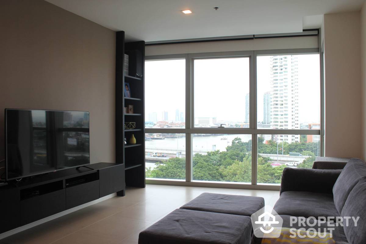 For RentCondoWongwianyai, Charoennakor : 1-BR Condo at The River Condominium near BTS Saphan Taksin