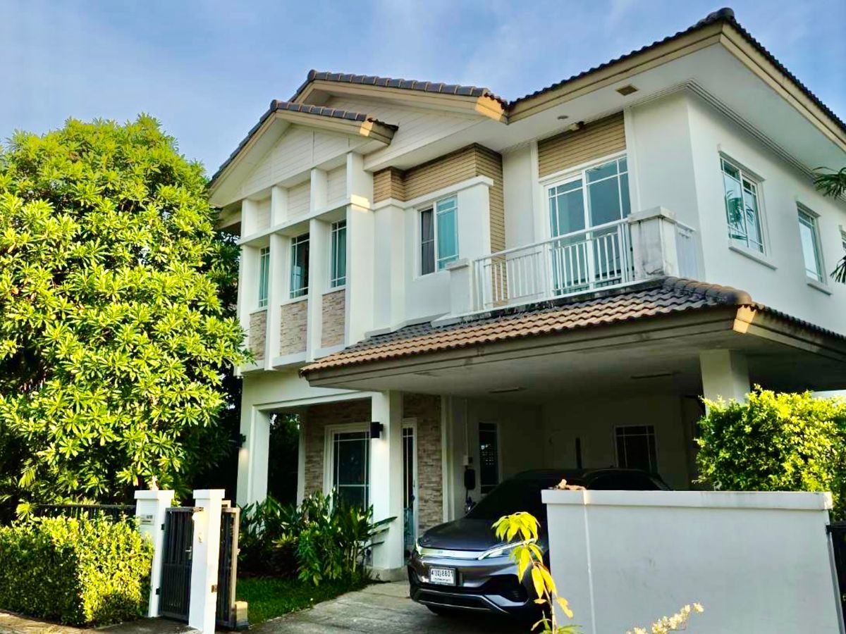 ให้เช่าบ้านพัฒนาการ ศรีนครินทร์ : ให้เช่าบ้านเดี่ยว 2 ชั้น สไตล์โมเดิร์น – โครงการมัณฑนา พระราม 9 – ศรีนครินทร์ พื้นที่บ้านกว้างขวาง เงียบสงบ ใกล้แหล่งศึกษา เลี้ยงสัตว์ได้ 