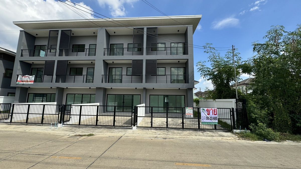 ขายทาวน์โฮมปทุมธานี รังสิต ธรรมศาสตร์ : ทาวน์เฮาส์ 3 ชั้น บ้านแฝด2 ชั้น บ้านใหม่สร้างเอง ดูแลดุจบ้านตัวเอง ใช้วัสดุคุณภาพ #รังสิตคลอง2 