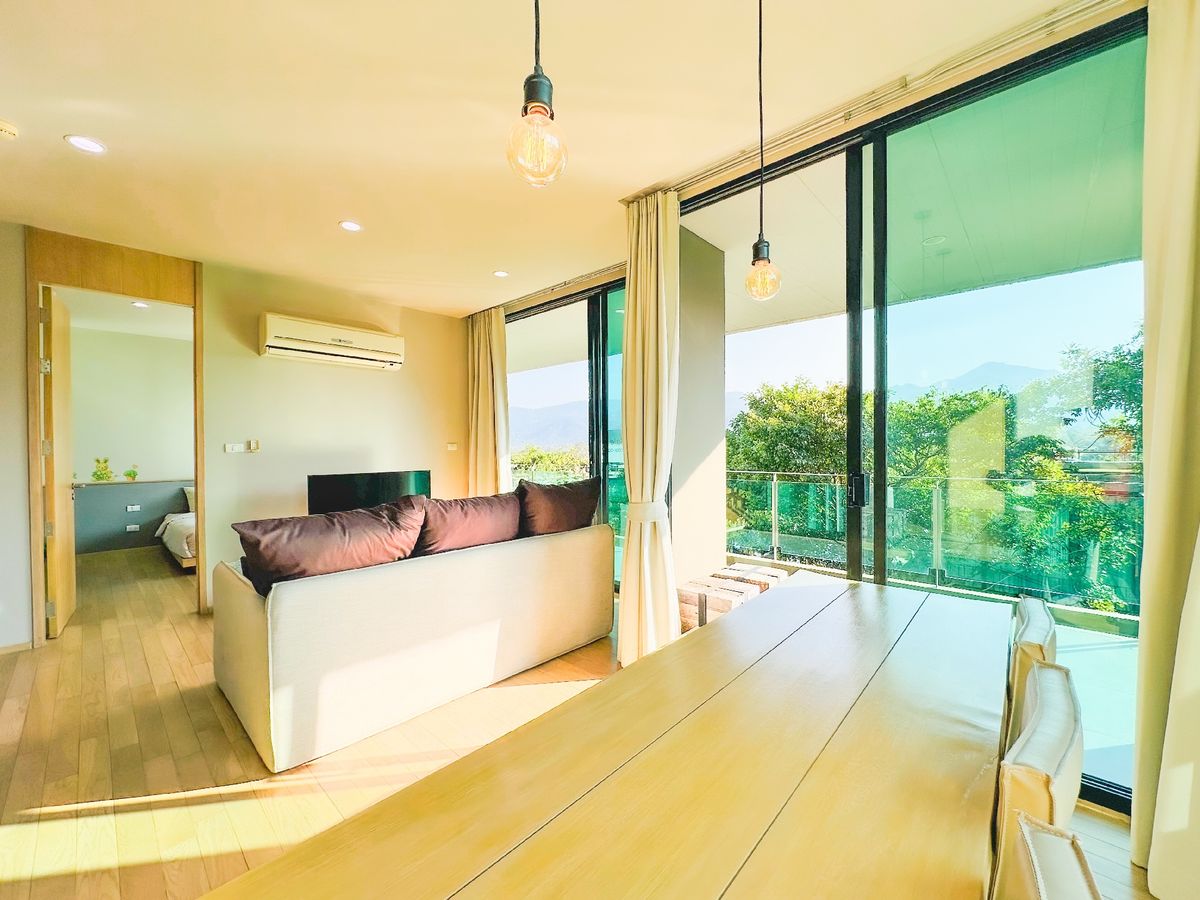For SaleCondoPak Chong KhaoYai : Luxurious condo for sale in Khao Yai | corner room 84 sq.m. next to the pool | Khao Yai, full -sized corner room, close to the swimming pool, complete with a restaurant, cafes and tourist attractions.