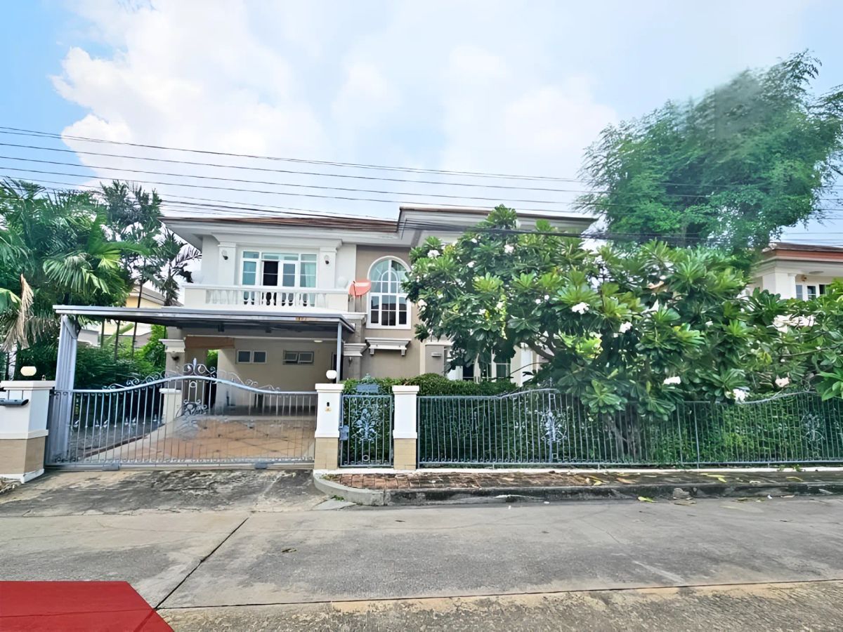 ให้เช่าบ้านสมุทรปราการ สำโรง : R2280 ให้เช่าบ้านเดี่ยว หมู่บ้านนันทวัน ศรีนครินทร์ (ว่างค่ะ) เฟอร์นิเจอร์ครบ ใกล้ BTS ปากน้ำ