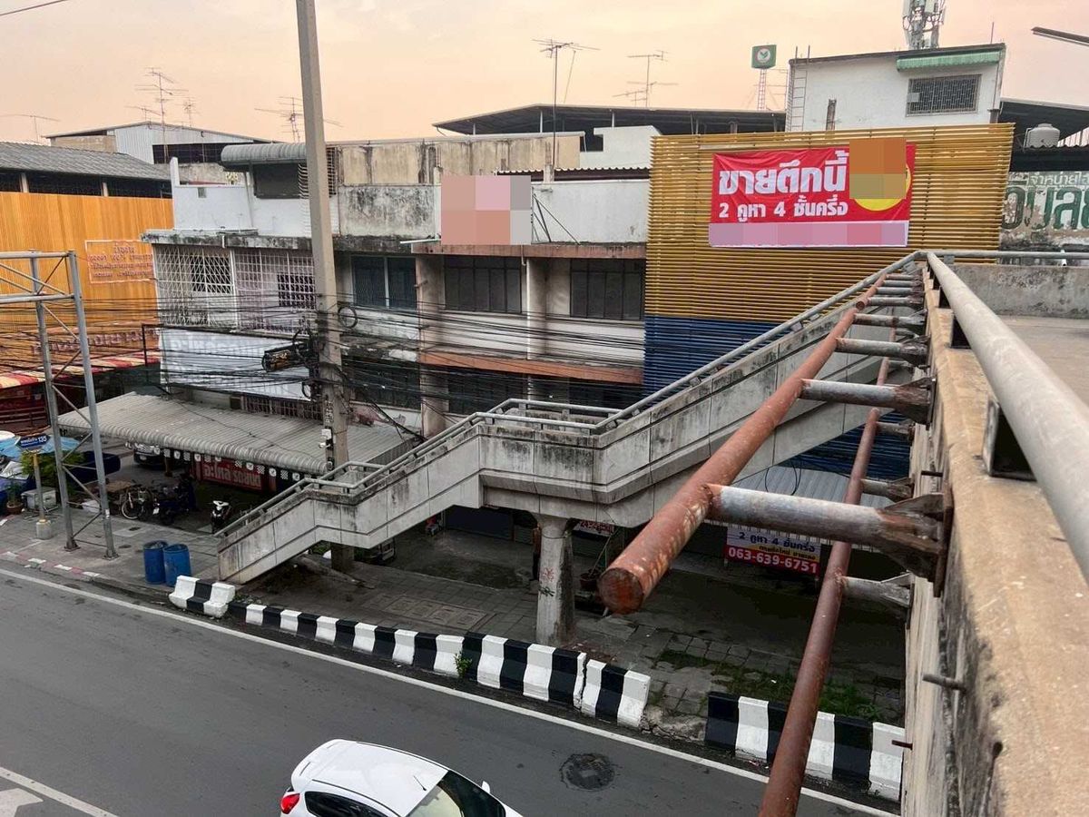 ขายอาคารพาณิชย์ปทุมธานี รังสิต ธรรมศาสตร์ : ขายอาคารพาณิชย์ 2 คูหา 600 ตร.ม. ใกล้ ตลาดรังสิต