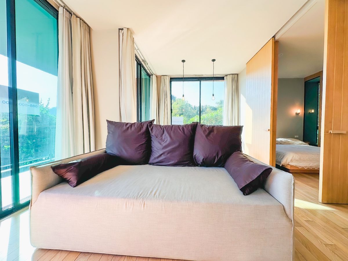 For SaleCondoPak Chong KhaoYai : Luxurious condo for sale in Khao Yai | corner room 84 sq.m. next to the pool | Khao Yai, full -sized corner room, close to the swimming pool, complete with a restaurant, cafes and tourist attractions.