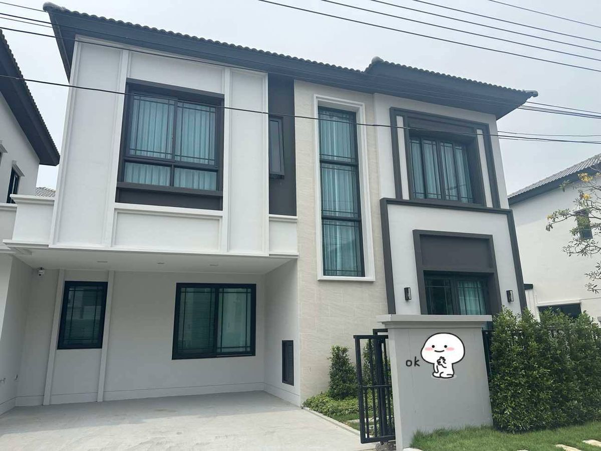 ให้เช่าบ้านสมุทรปราการ สำโรง : บ้านเดี่ยวให้เช่าโครงการ Grande Pleno Sukhumvit-Bangna, 3 ห้องนอน