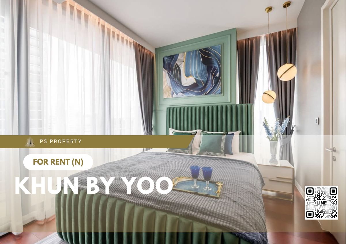 ให้เช่าคอนโดสุขุมวิท อโศก ทองหล่อ : ให้เช่า ✨ KHUN by YOO ✨ เฟอร์นิเจอร์ และ เครื่องใช้ไฟฟ้าครบ 2 ห้องนอน ใกล้ BTS ทองหล่อ