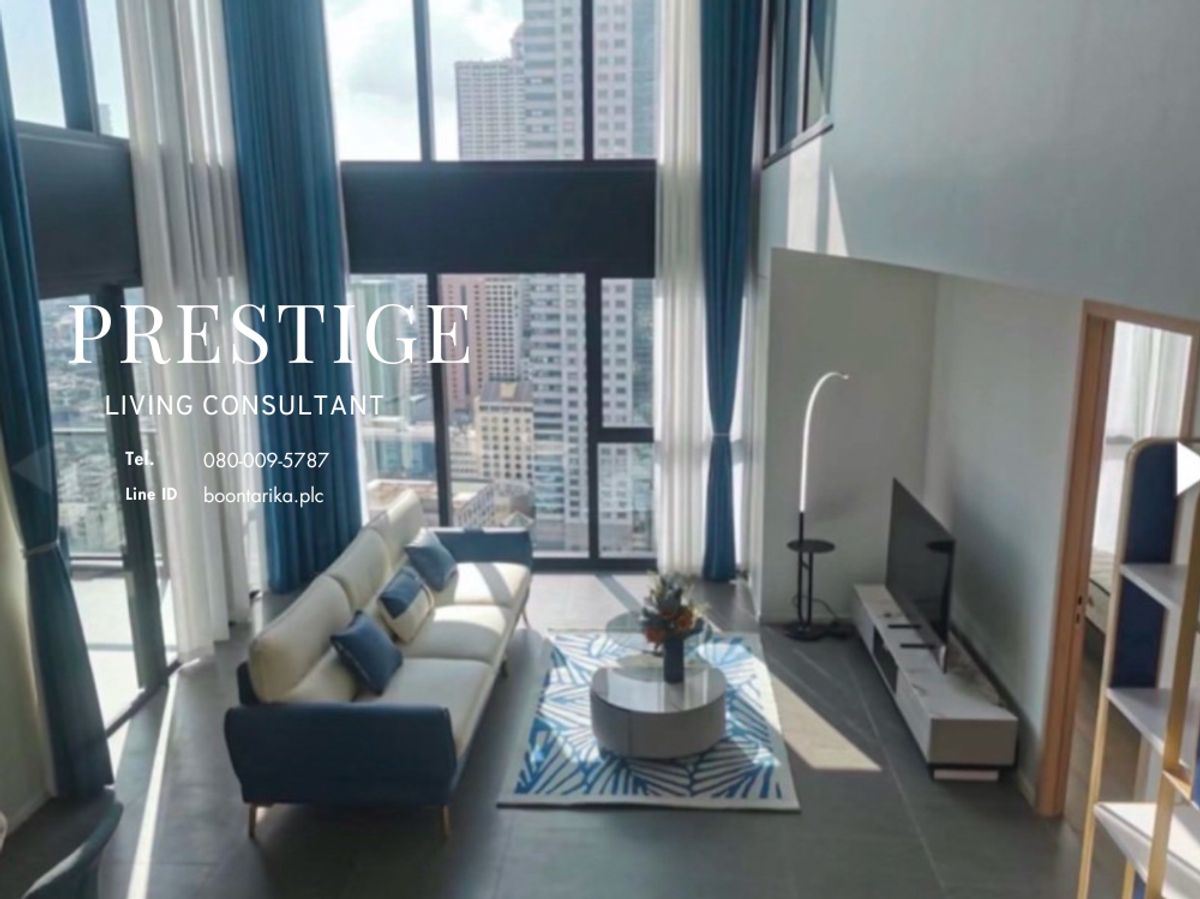 ให้เช่าคอนโดสีลม ศาลาแดง บางรัก : 📌For RENT เช่า | The Lofts Silom - 2BR Duplex (109 sqm) 120,000 THB