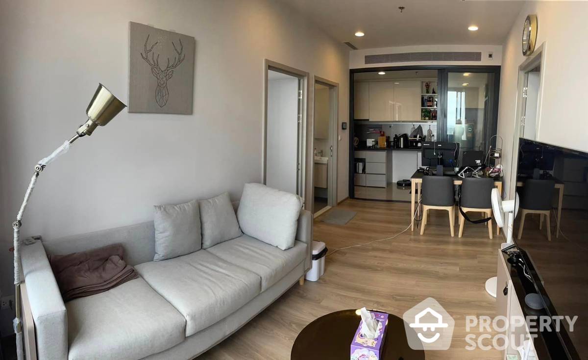 For SaleCondoSukhumvit, Asoke, Thonglor : 2-bed 2-bath condo size 50 sq.m. at Oka Haus by BTS Thong Lor for rent