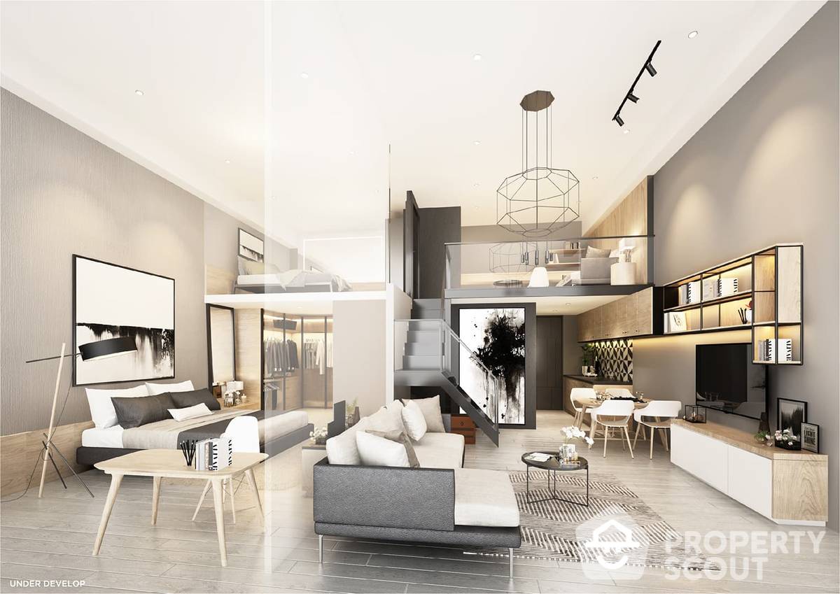 For SaleCondoRama9, Petchburi, RCA : 2-BR Condo at Landmark @MRTA Station in Bang Kapi