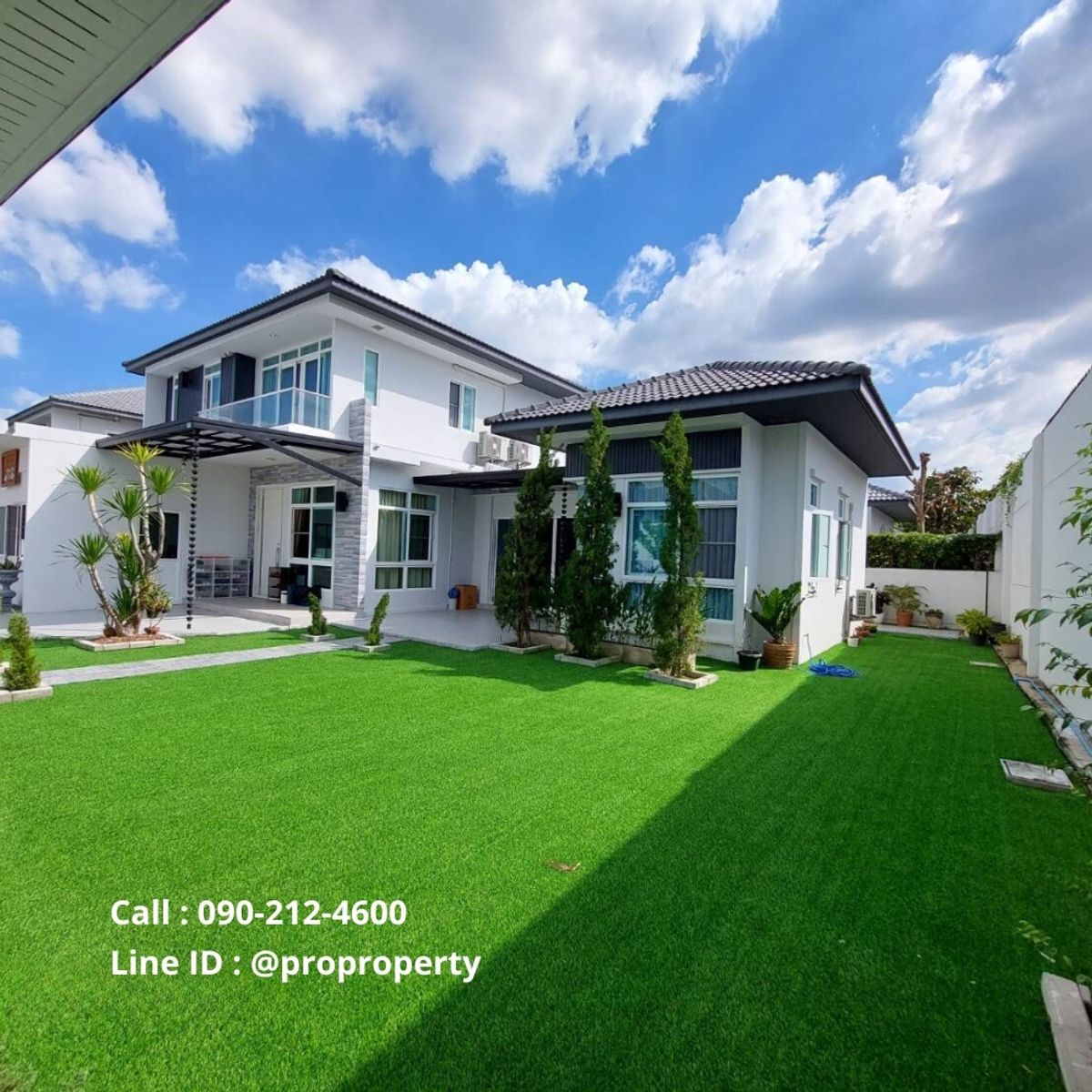 For RentHouseEakachai, Bang Bon : Mantana Wongwa Wongwaen-Bangbon, rented a single house The largest land size in the project