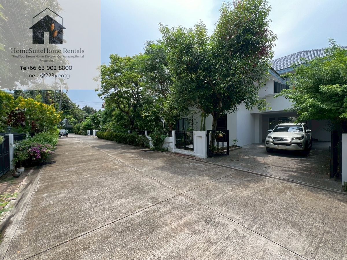 ให้เช่าบ้านสุขุมวิท อโศก ทองหล่อ : 🐾 Pet-Friendly 3-Storey Detached House for Rent in Thonglor 🏡✨