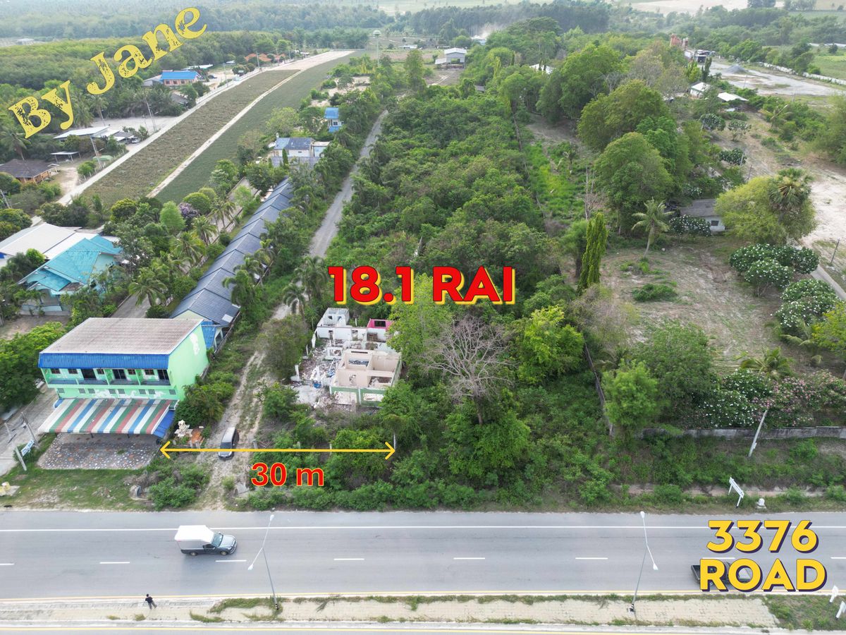 ขายที่ดินระยอง : ขายที่ดินราคาดีที่สุดในย่านนี้ เขต EEC นิคมพัฒนา มะขามคู่ พนานิคม ราคาดีที่สุดในย่านนี้ 18.1 ไร่ ไร่ละ 1.65 ล้านบาท หรือ 29.9 ล้านบาท เท่านั้น ติดถนนหลัก ลาดยาง 4 เลน ถนนเส้น 3376 ใกล้ถนนเส้น 36 ราคานี้หาไม่ได้อีกแล้วบนถนนเส้นนี้ครับ 