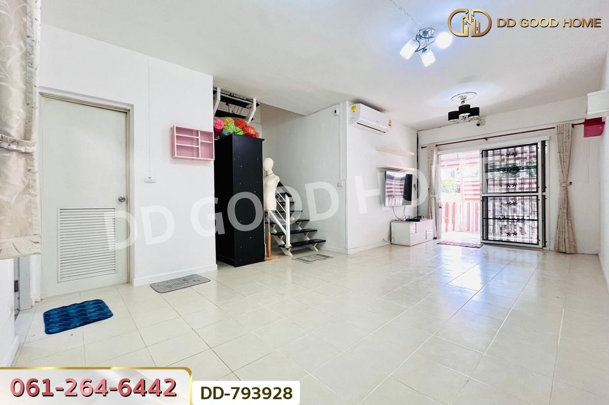 For SaleTownhomePathum Thani,Rangsit, Thammasat : DD-793928 Townhouse Baan Pruksa 60 Rangsit - Bang Phun, Pathum Thani, near Krung Siam St. Carlos Hospital