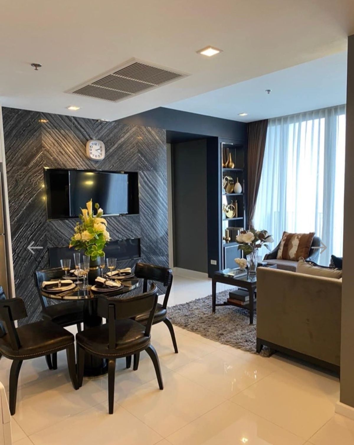 For RentCondoSathorn, Narathiwat : LTHC12420 - NARA 9 Condo for RENT SIZE 66 SQM. 2 Beds 2 Baths Near BTS Chong Nonsi Station Only 48K/Month