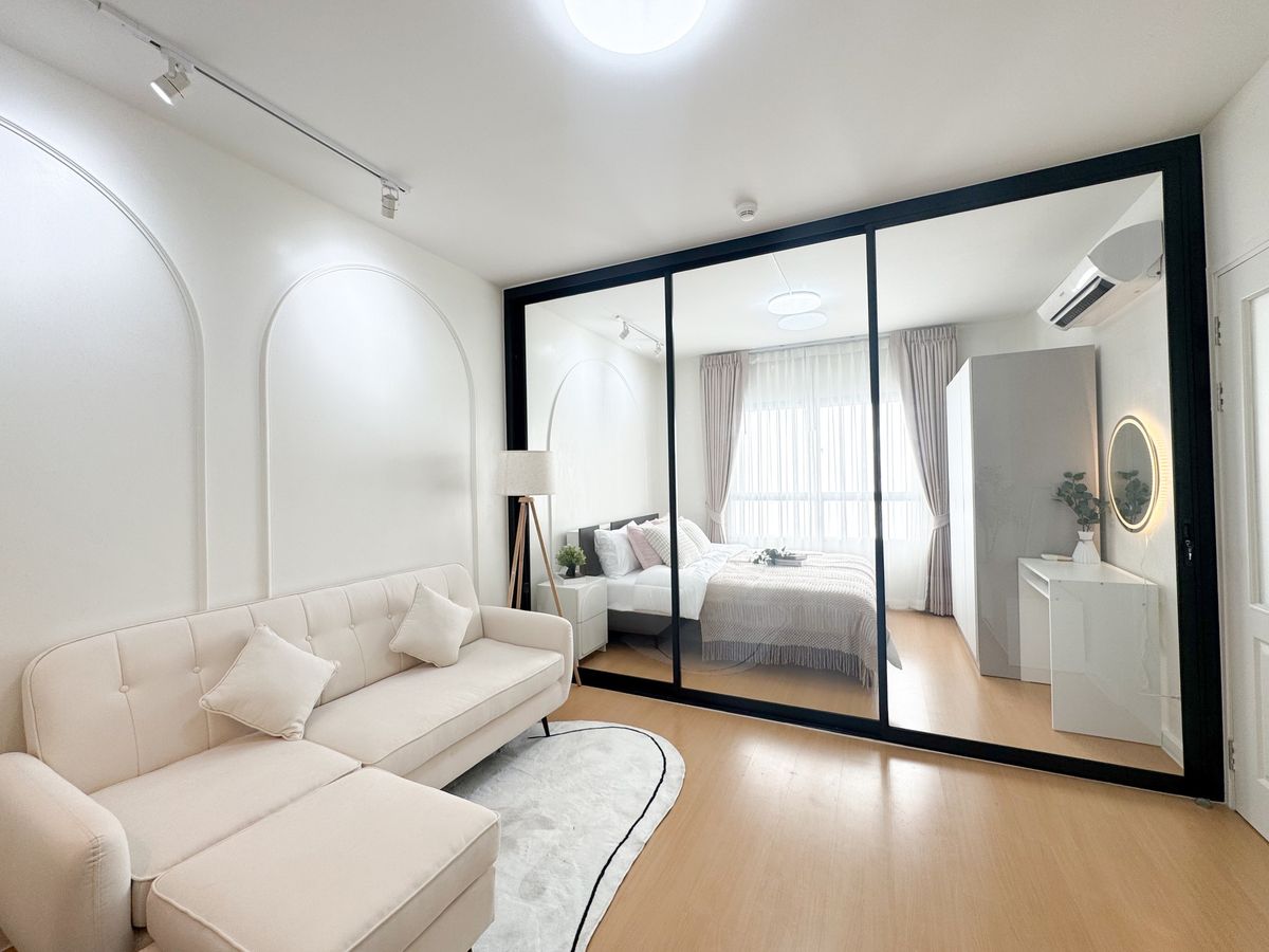 ขายคอนโดเสรีไทย-นิด้า : ขายคอนโด 624 Condolette ลาดพร้าว ห้องสวย พร้อมเฟอร์นิเจอร์ใหม่หมด