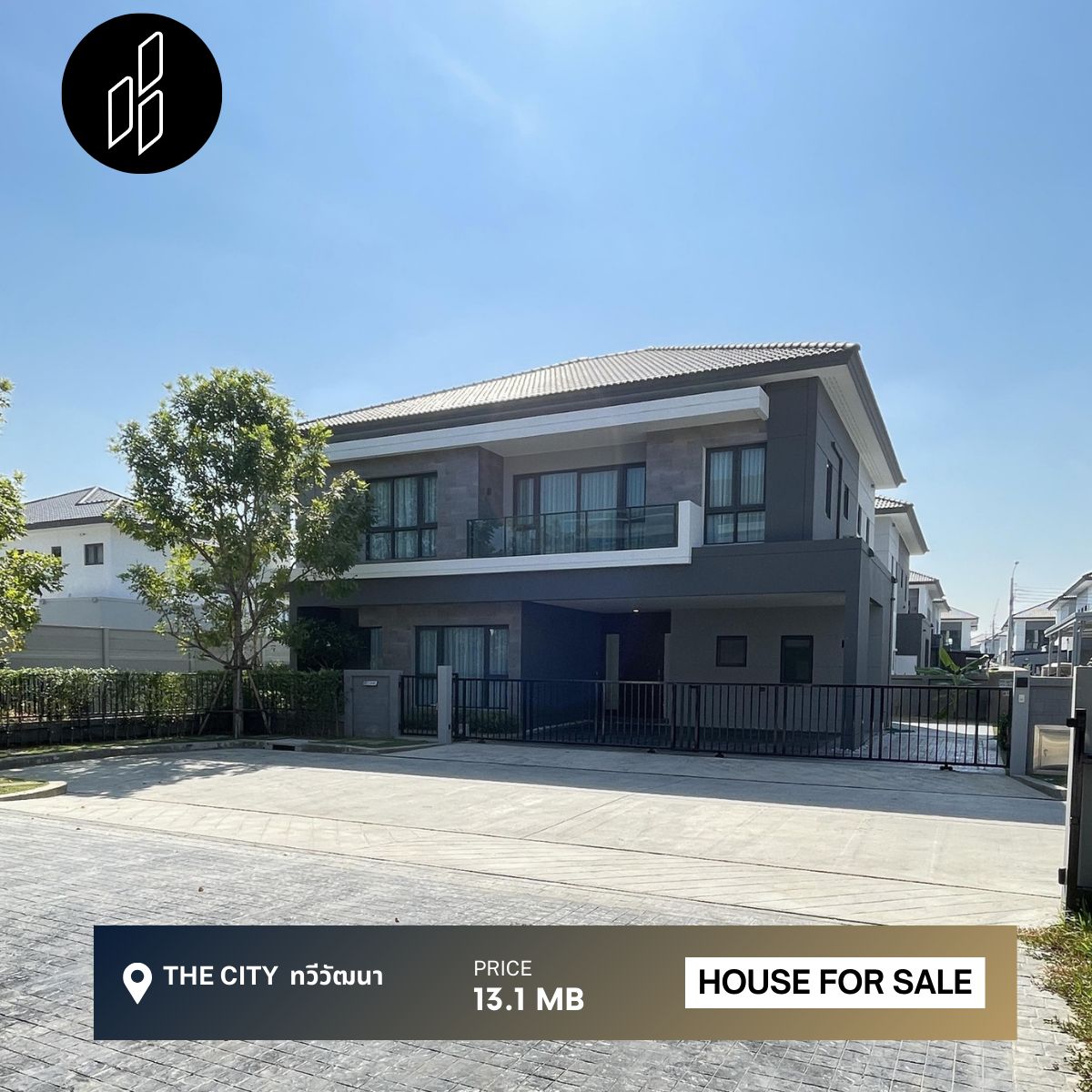 ขายบ้านพุทธมณฑล ศาลายา : ขาย The City ทวีวัฒนา ขนาด 4 ห้องนอน 5 ห้องน้ำ 110 ตร.ว DBH-9-S150