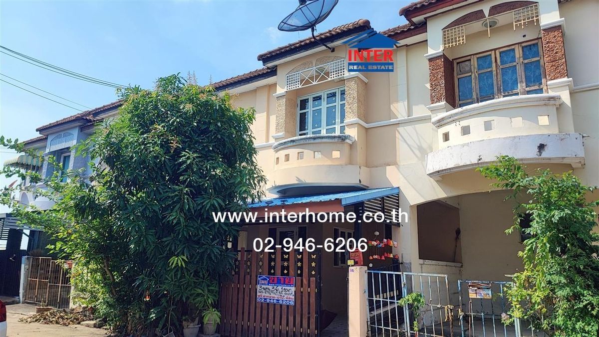 ขายทาวน์โฮมนนทบุรี บางใหญ่ บางบัวทอง : ทาวน์เฮ้าส์ 2 ชั้น 21 ตร.ว. หมู่บ้านนันทิชา 3/8 ซอย5 ถนนบ้านกล้วย-ไทรน้อย ถนนกาญจนาภิเษก ไทรน้อย นนทบุรี