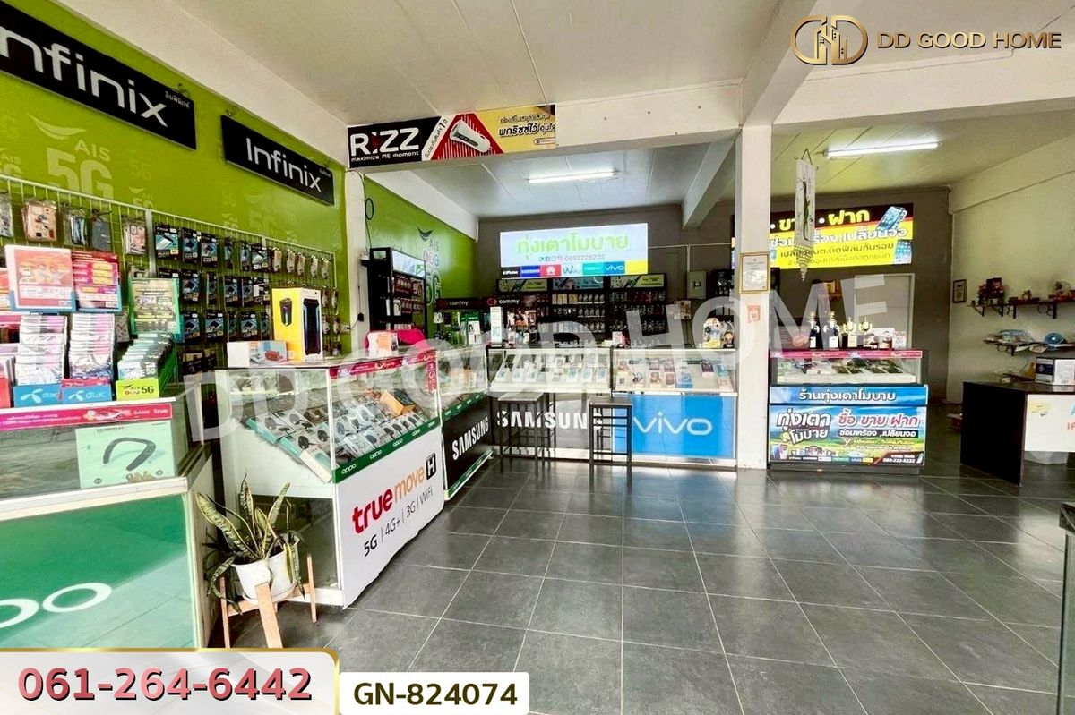 For SaleShop HouseKoh Samui, Surat Thani : GN-824074 Commercial building, Thung Tao, Thung Tao Mobile Phone Shop, Surat Thani, near Lotus