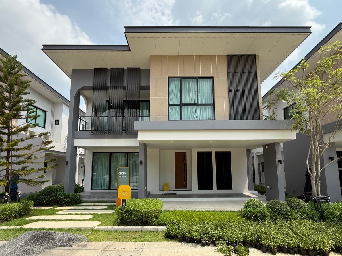 ขายบ้านนวมินทร์ รามอินทรา : Eternity รามอินทรา วัชรพล - (L) บ้านเดี่ยว2ชั้น 235ตรม. ที่ดิน57วา 3นอน3น้ำ2จอด 092-545-6151 (ทิม)