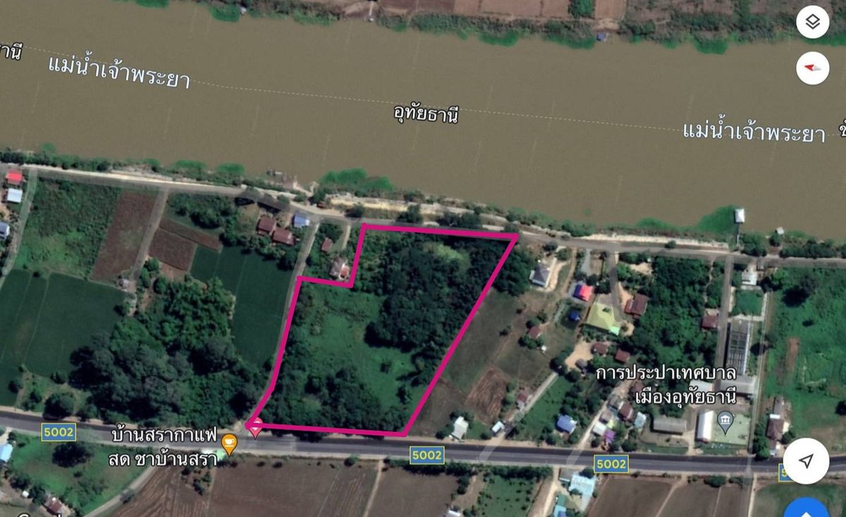 ขายที่ดินอุทัยธานี : ขายด่วน ที่ดิน 13 ไร่ 65 ตารางวา ริมเจ้าพระยา จ.อุทัยธานี