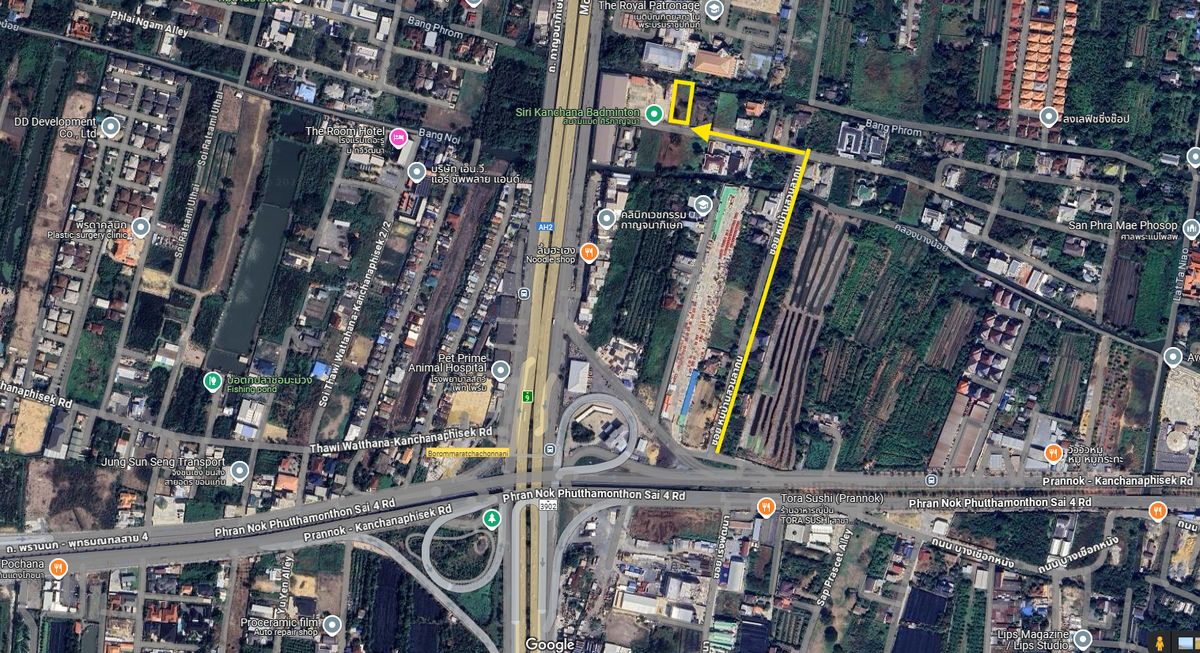 ขายที่ดินปิ่นเกล้า จรัญสนิทวงศ์ : ขายที่ดินเปล่าถมแล้ว 1ไร่-1งาน-23ตร.ว. ถนนกาณจนาภิเษก พรานนก-กาญจนาภิเษก ขาย 26,850,000 บาท