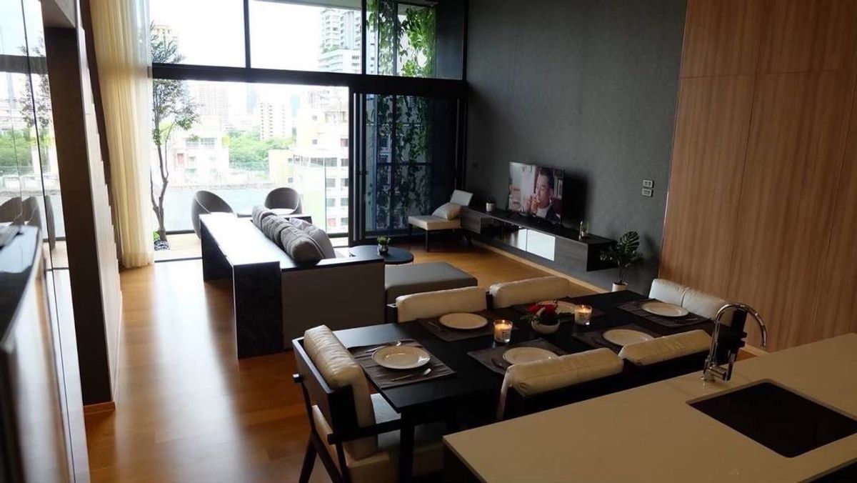 For RentCondoSukhumvit, Asoke, Thonglor : LTHC12430 - Siamese Exclusive Sukhumvit31 Condo for Rent Size 128 SQM. 3 Beds 3 Baths Near BTS Phong Station Only 120K/Month