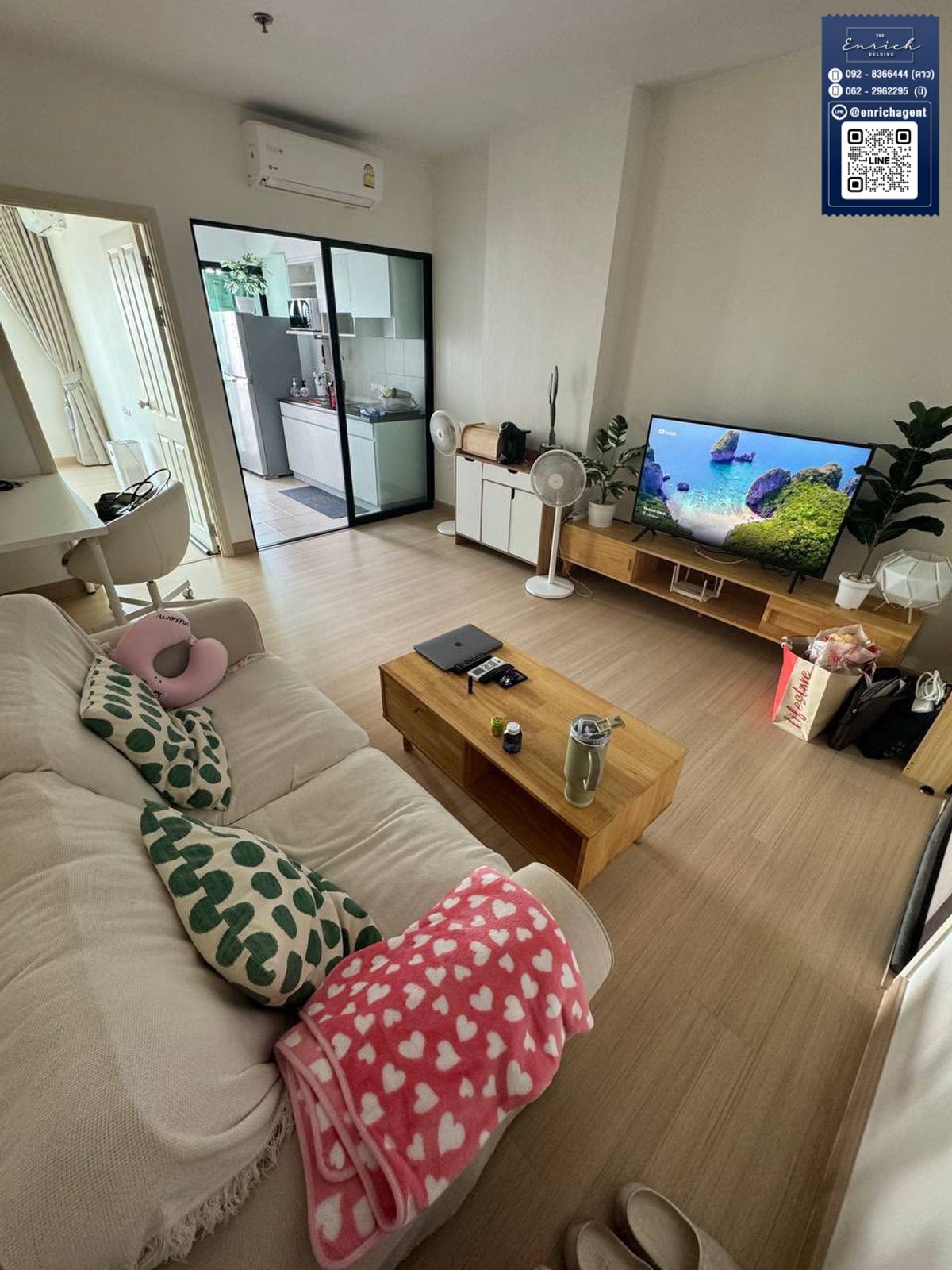 คอนโดท่าพระ ตลาดพลู วุฒากาศ : 💙ให้เช่า Supalai Loft @ Talat Phlu Station ห้องกว้าง แต่งครบ BTS ตลาดพลู💙 092-8366444 ดาว // Line id : @enrichagent