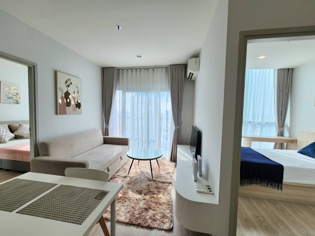 ให้เช่าคอนโดรัชดา ห้วยขวาง : 💥CP-3599💥ว่าง ให้ เช่า โนเบิล รีวอลฟ์ รัชดา 1  👉แอดไลน์ @rangrak 