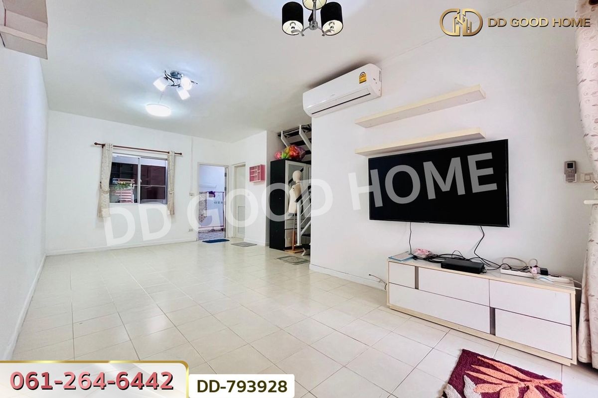 For SaleTownhomePathum Thani,Rangsit, Thammasat : DD-793928 Townhouse Baan Pruksa 60 Rangsit - Bang Phun, Pathum Thani, near Krung Siam St. Carlos Hospital