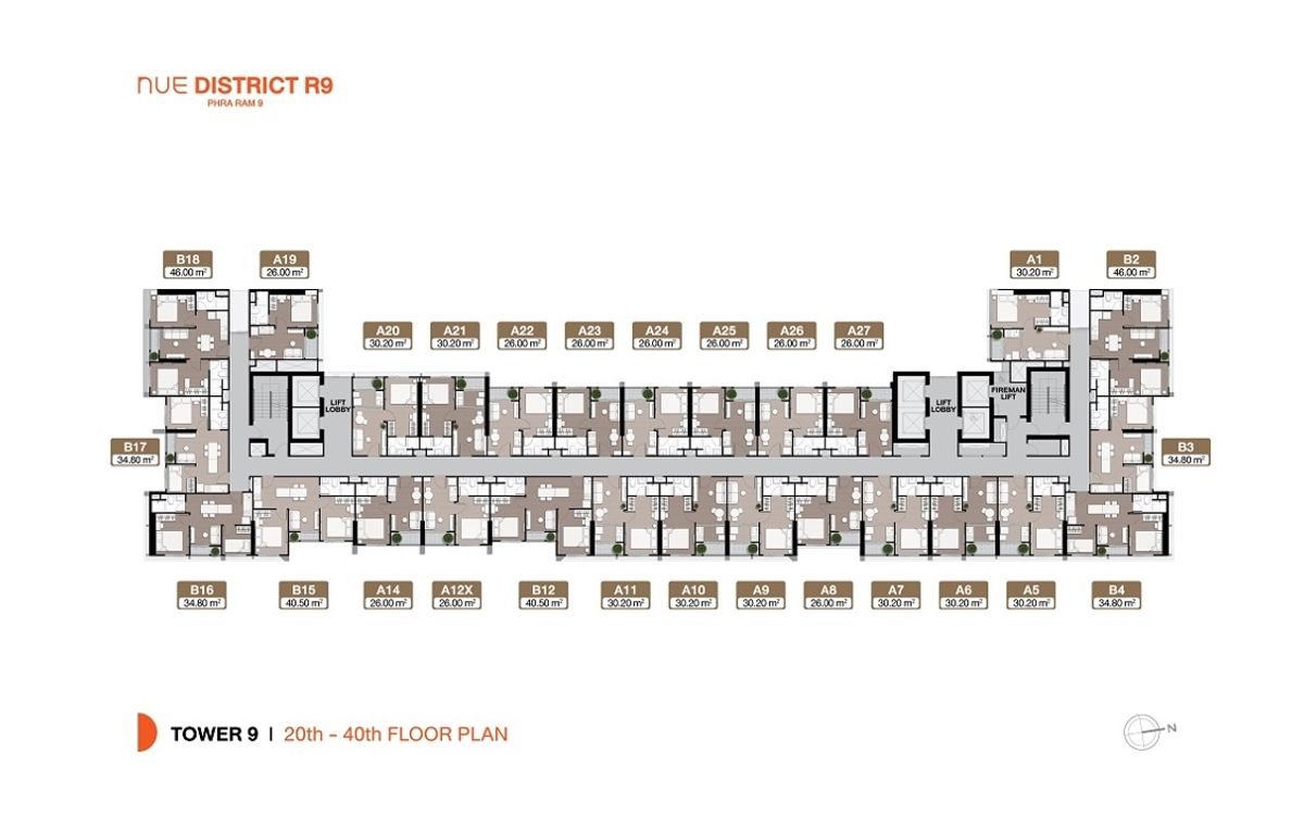 ขายดาวน์คอนโดพระราม 9 เพชรบุรีตัดใหม่ RCA : 🥳🥳R2B12 & N33B16🥳🥳