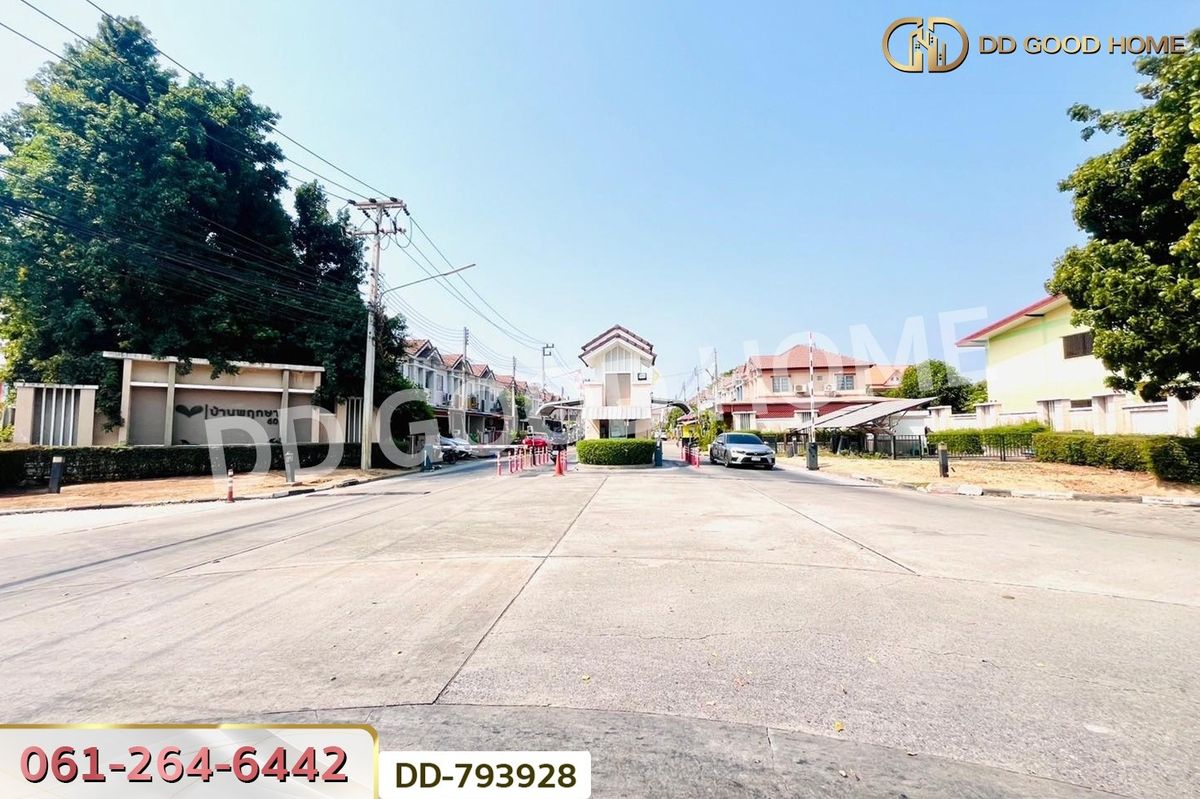 For SaleTownhomePathum Thani,Rangsit, Thammasat : DD-793928 Townhouse Baan Pruksa 60 Rangsit - Bang Phun, Pathum Thani, near Krung Siam St. Carlos Hospital
