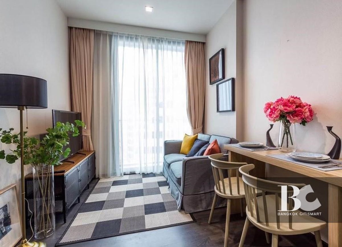 ขายคอนโดสุขุมวิท อโศก ทองหล่อ : โครงการใกล้ มศว.  💥 1 bed 30.5 ตร.ม ห้องแต่งแล้ว : Edge Sukhumvit 23 : Aum 065-512-1395