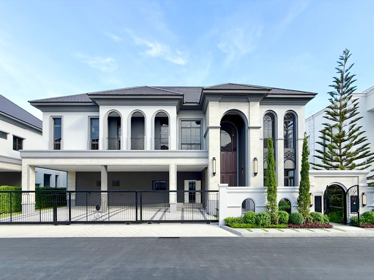 ขายบ้านพัฒนาการ ศรีนครินทร์ : The Palazzo กรุงเทพกรีฑา - (M) 642ตรม. ที่ดิน156วา 5นอน6น้ำ5จอด ซื้อตรงโครงการ 092-545-6151 (ทิม)