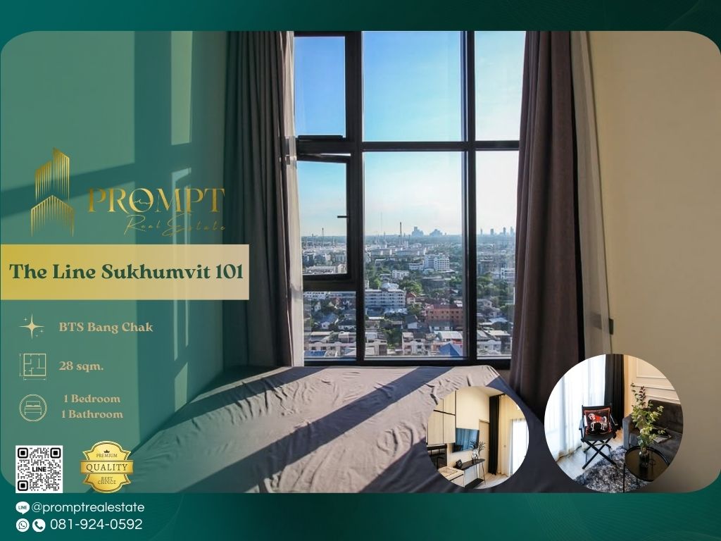 ให้เช่าคอนโดอ่อนนุช อุดมสุข : ST13261 - The Line Sukhumvit 101 :  เดอะ ไลน์ สุขุมวิท 101 - BTS Punnawithi / BTS Bang Chak / Century the movie plaza Sukhumvit