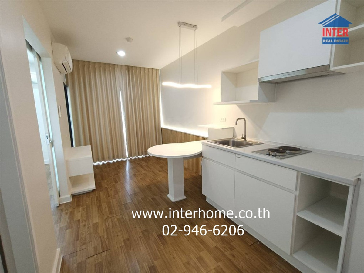 For SaleCondoKaset Nawamin,Ladplakao : Condominium 32.56 sq.m., Ban Nawthara River Life, near Dae Walk Kaset-Nawamin Soi Prasert Manukit 33 Prasert Manukit Road Pradit Manutham Road, Bueng Kum District, Bangkok