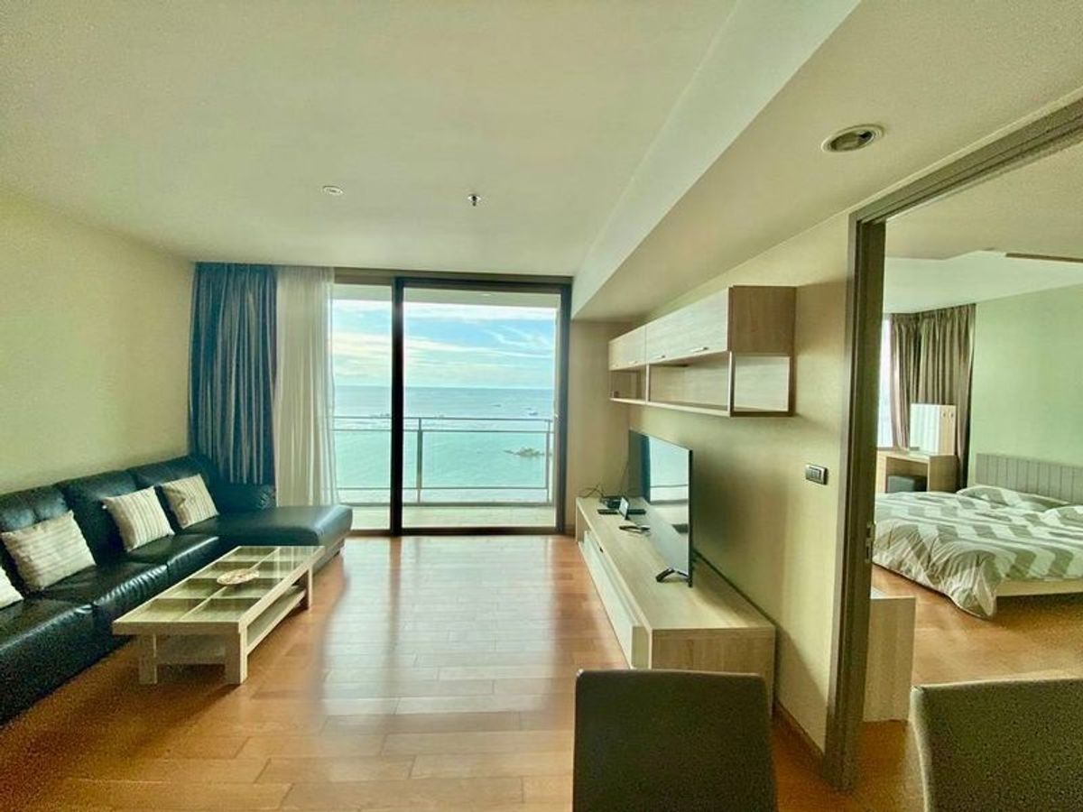 For RentCondoSriracha Laem Chabang Ban Bueng : 2 bedroom condo for rent, Marina Bayfront Sriracha, sea view, near Robinson